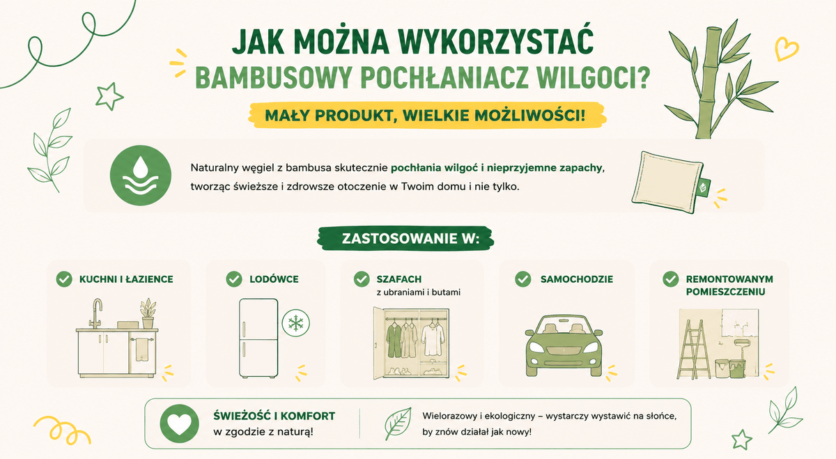  bambusowy pochłaniacz wilgoci