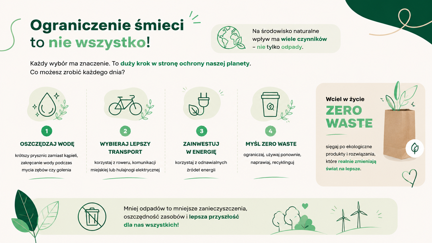 Co możesz zrobić dla środowiska naturalnego?