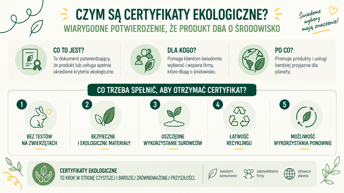 Czym są certyfikaty ekologiczne