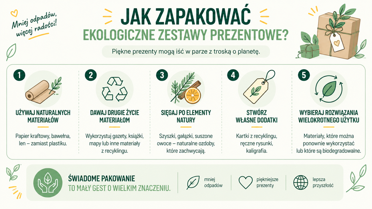 Ekologiczne zestawy prezentowe