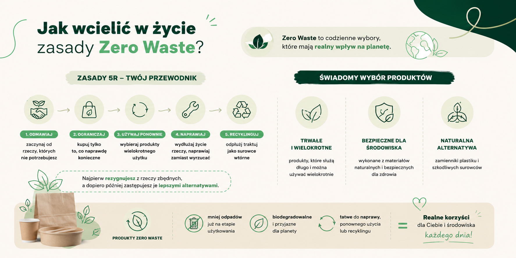 Jak wcielić w życie zasady Zero Waste?