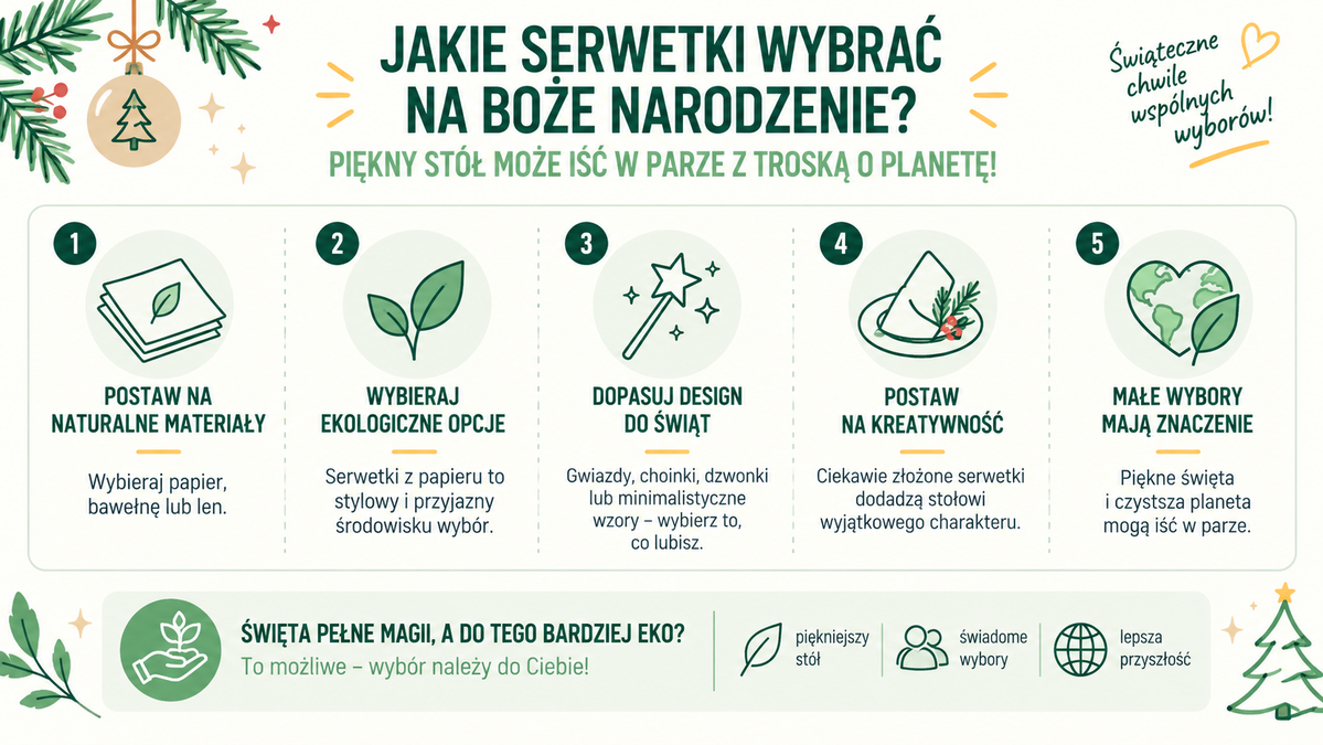 Serwetki na Boże Narodzenie