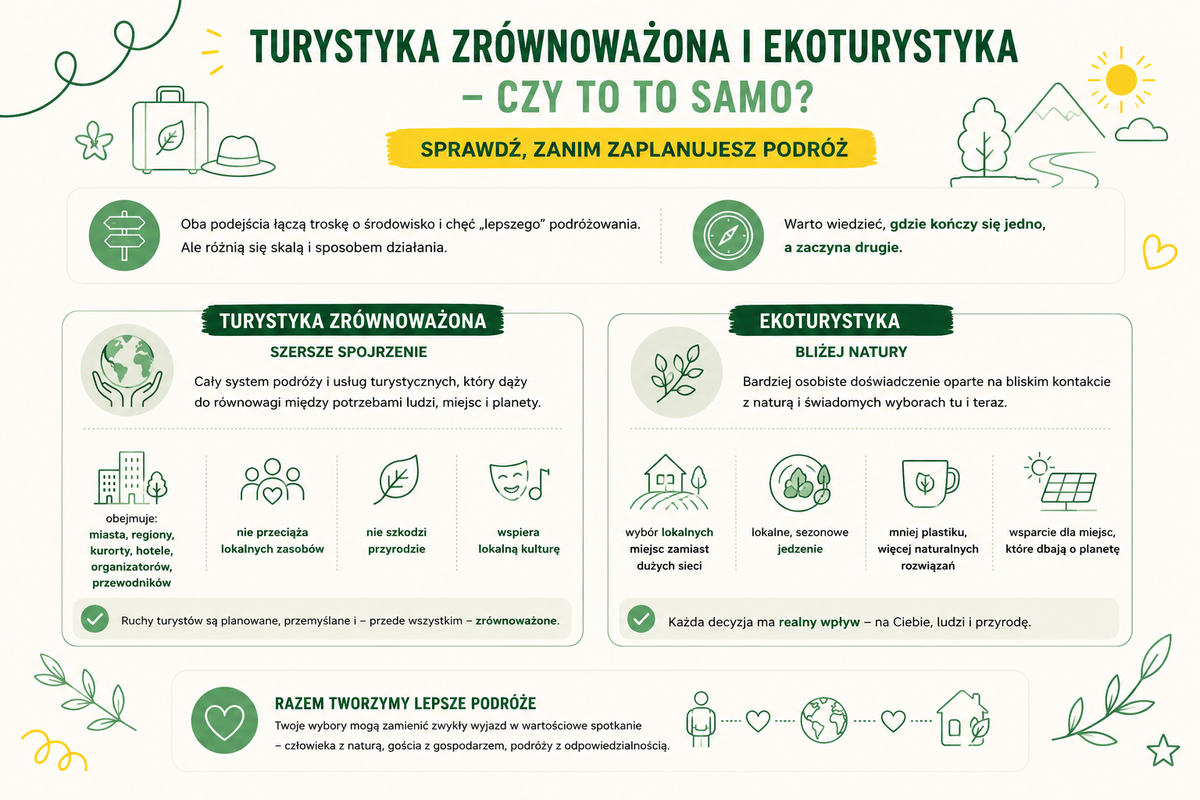 Turystyka zrównoważona i ekoturystyka