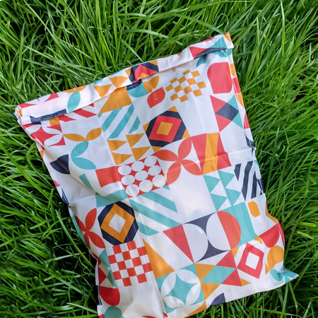 Beeswax bags “Geometry” L 23×32 cm, 1 pc.