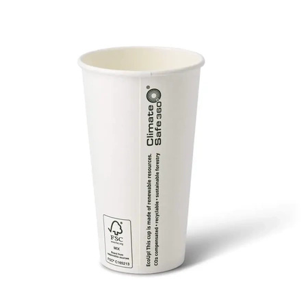 Paper cup white dispersion 550 ml, ¶. 90 mm, 50 pcs.