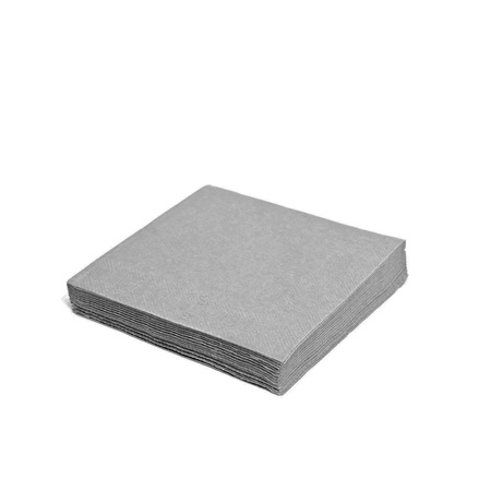 2-ply grey napkins 1/4 fold 24 x 24 cm, 250 pcs.