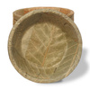 Deep plate made of Sal tree leaves, Ø 19.5 cm, height 3.25 cm, 500 ml, 20 pcs