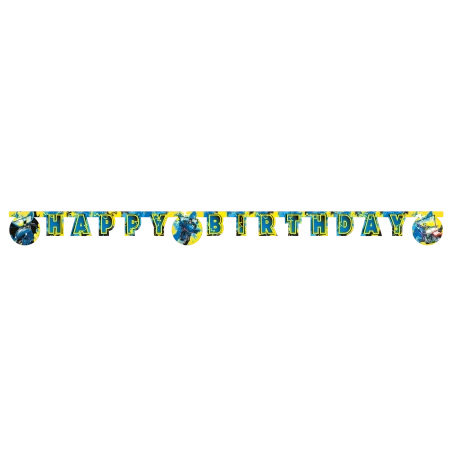 Baner urodzinowy papierowy "Batman", 2 m, 1 szt.