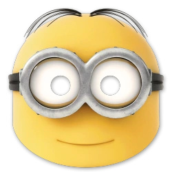 Paper Masks Minionki 6 pcs