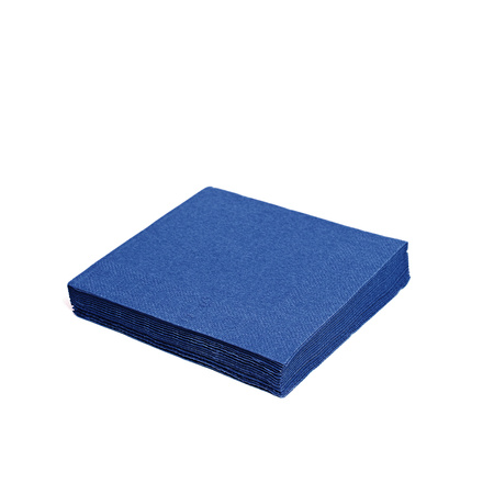 2-ply Navy blue napkins 1/4 fold 24 x 24 cm, 250 pcs.