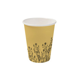 Paper cup dispersion "Flowers" 250 ml, ¶. 80 mm 50 pcs.