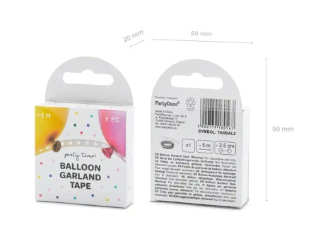 Balloon Garland Tape, 5 m, 1 pc.