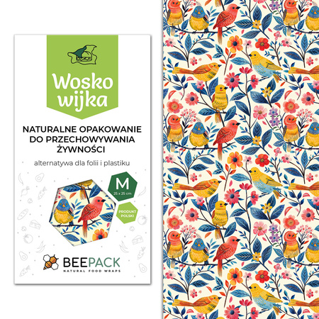 Waxwing "Birds" size "M" 25 x 25 cm 1 pcs.