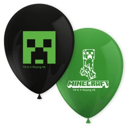 Balony lateksowe "Minecraft", 28 cm, 8 szt.