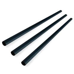 BIO black straws 6/210 mm 100 pcs.