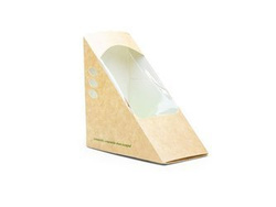 Sandwich paper package 12.5 x 12.5 x 6.5 cm 50 pcs.