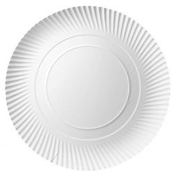 Talerz papierowy biały okrągły 35 cm 100 szt.