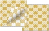 3-Ply Napkins, Double-Sided, "Double Hearts", 1/4 Fold, 33 x 33 cm, 20 pcs