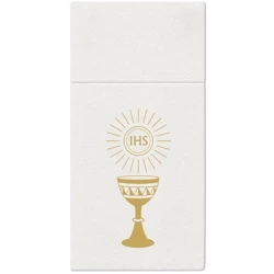 Premium Airlaid cutlery bags-serviettes, Communion2, 40 x 40 cm 25 pcs.