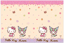 Reusable tablecloth “Hello Kitty & Kuromi” 120 × 180 cm, 1 pc