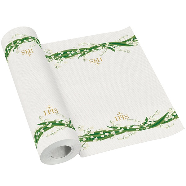 PREMIUM paper runner in roll, 1st Holy Communion, 40 cm x 24 m 1 pcs ...