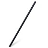 Reusable biocomposite straws black 6/210 mm 200 pcs