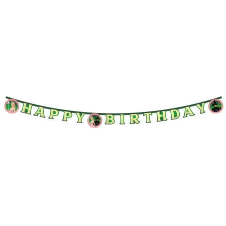 Paper Birthday Banner Wicked, 2 m 1 pc