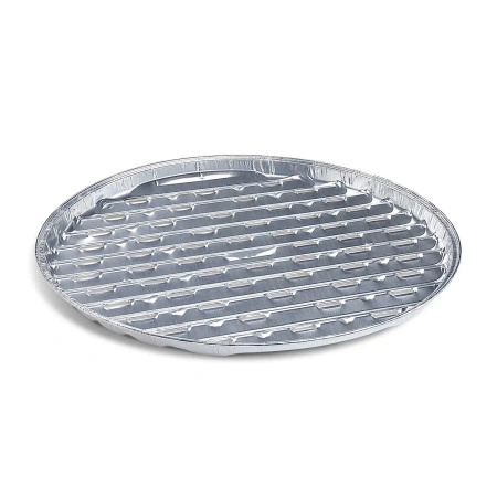 Aluminum round grill trays 34 x 2 cm, 3 pcs.