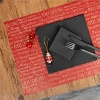 Paper placemats "Christmas Red" 31 x 43 cm 500 pcs.