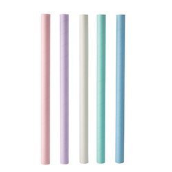 Paper straws pastel colors Bubble Tea 12/200 mm 200 pcs.