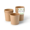 Kraft ice cream paper cup 360 ml, 92 mm dia, 50 pcs.