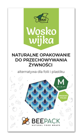 Woskowijka "Fale" rozmiar "M" 25 x 25 cm 1 szt.