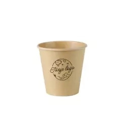 Kraft paper cup, dispersion, 180 ml, ¶. 80 mm OWN PRINTING 2000 pcs.