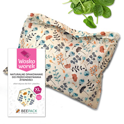 Beeswax bags “Branches” XL 36×32 cm, 1 piece