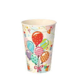 Paper cup "Balloons" 200 ml, ¶. 70 mm 10 pcs.