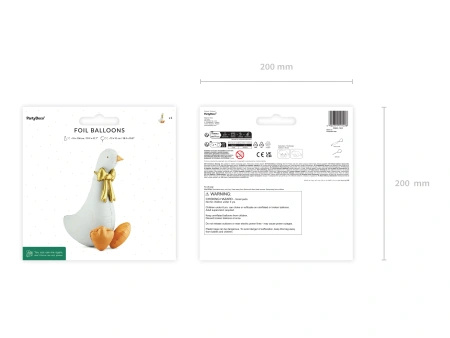 Foil Balloon "Goose", 72 × 91 cm, 1 pc