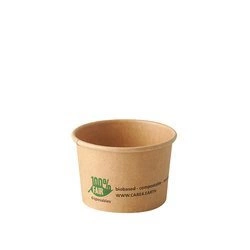 Kraft paper container 45 ml 6 x 4.1 cm 50 pcs.