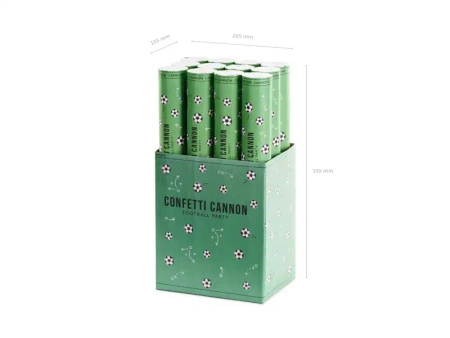 Confetti Cannon "Football", 40 cm, 1 pc