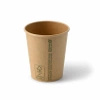 Paper cup kraft dispersion 250 ml, 80 mm dia, 50 pcs.