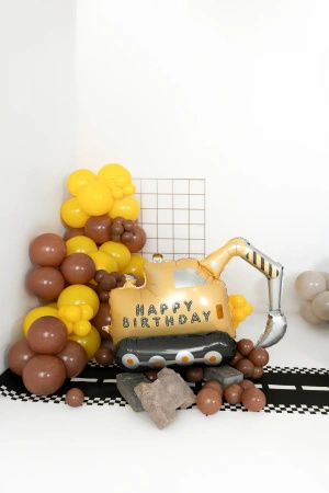 Standing Foil Balloon "Excavator", 49 × 76.5 cm, 1 pc