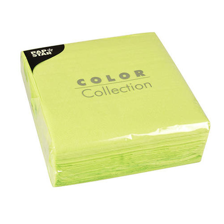 Lime 1/4 1-layer napkins 33 x 33 cm 100 pcs.