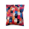 Beeswax Bag “Cats” L 23×32 cm, 1 pc