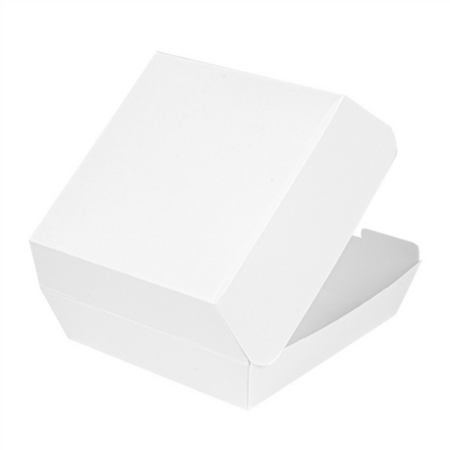 Burger box termiczny biały, rozmiar "L", 14,2 x 13,7 x 6,1 cm 50 szt.