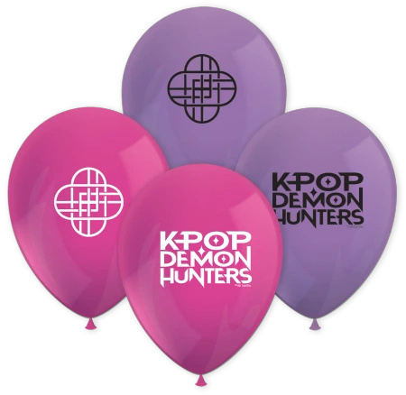 Latex balloons “K-POP” 28 cm, 8 pcs