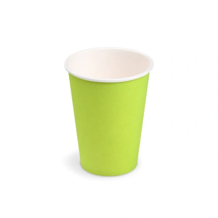 Paper Cup, green / lime, Ø 74 mm, 240 ml, 10 pcs