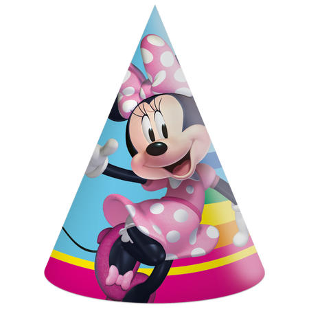 Paper party hats “Minnie Mouse”, 6 pcs