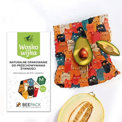 Waxwing "Cats" size "M" 25 x 25 cm 1 pcs.