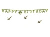 Baner papierowy "Happy Birthday - Jurassic World", 1,65 m, 1 szt.