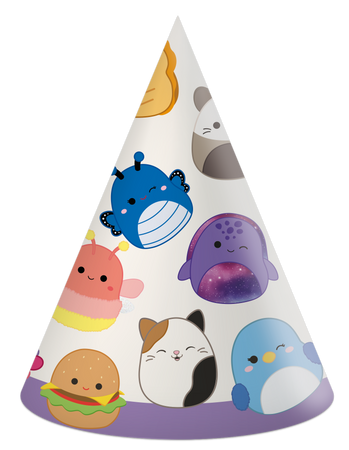 Paper Party Hats Squishmallows 6 pcs