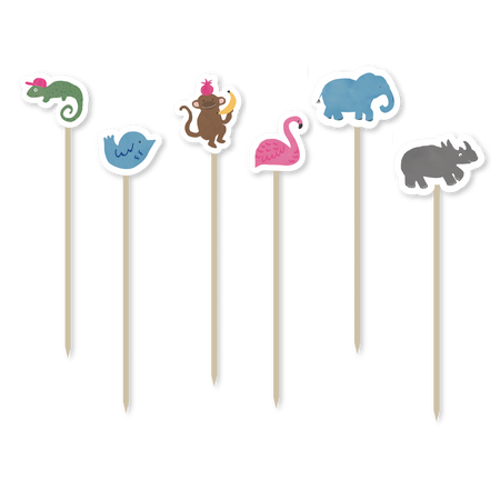 Decorative Toothpicks Animals, 24 pcs.